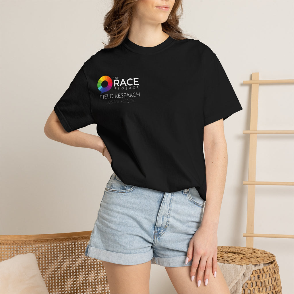 TheRACEProject™ | Field Research Tee | White & Black