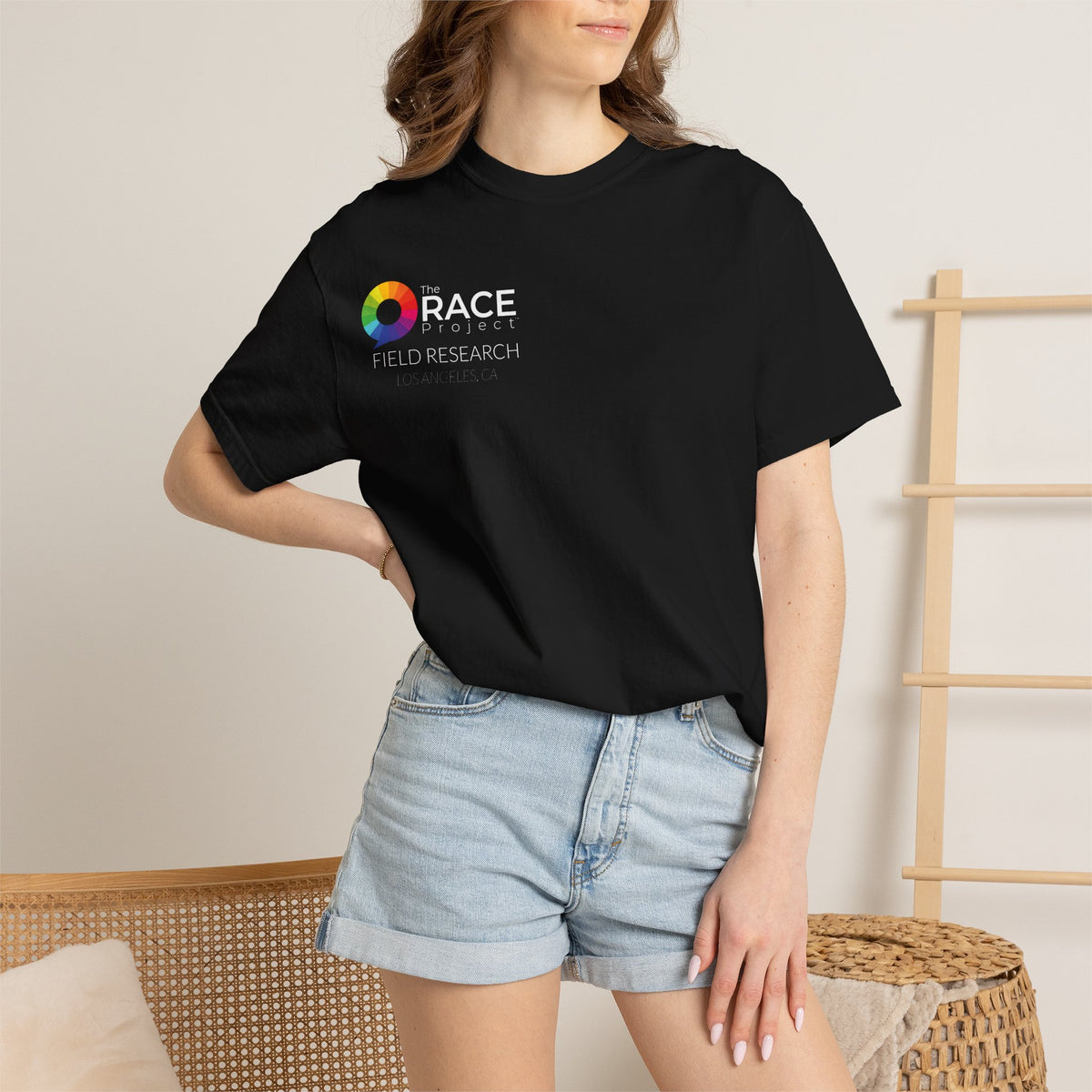 TheRACEProject™ | Field Research Tee | White & Black