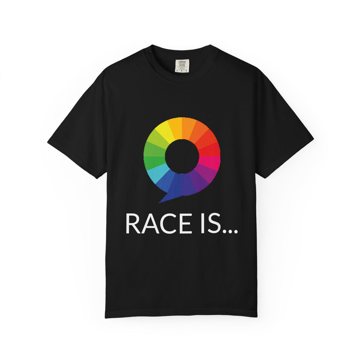 TheRACEProject™ | RACE IS... Tee | White & Black