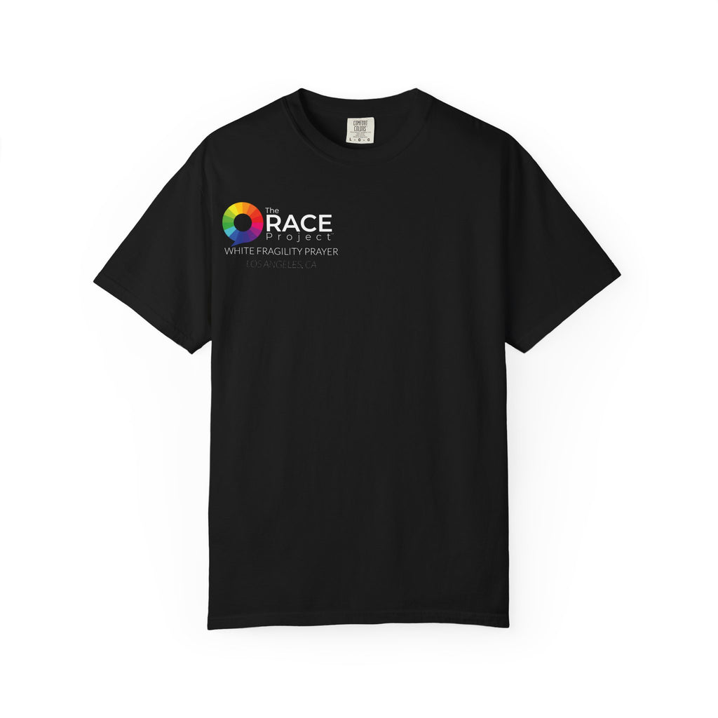 TheRACEProject™ | White Fragility Prayer Tee | Black