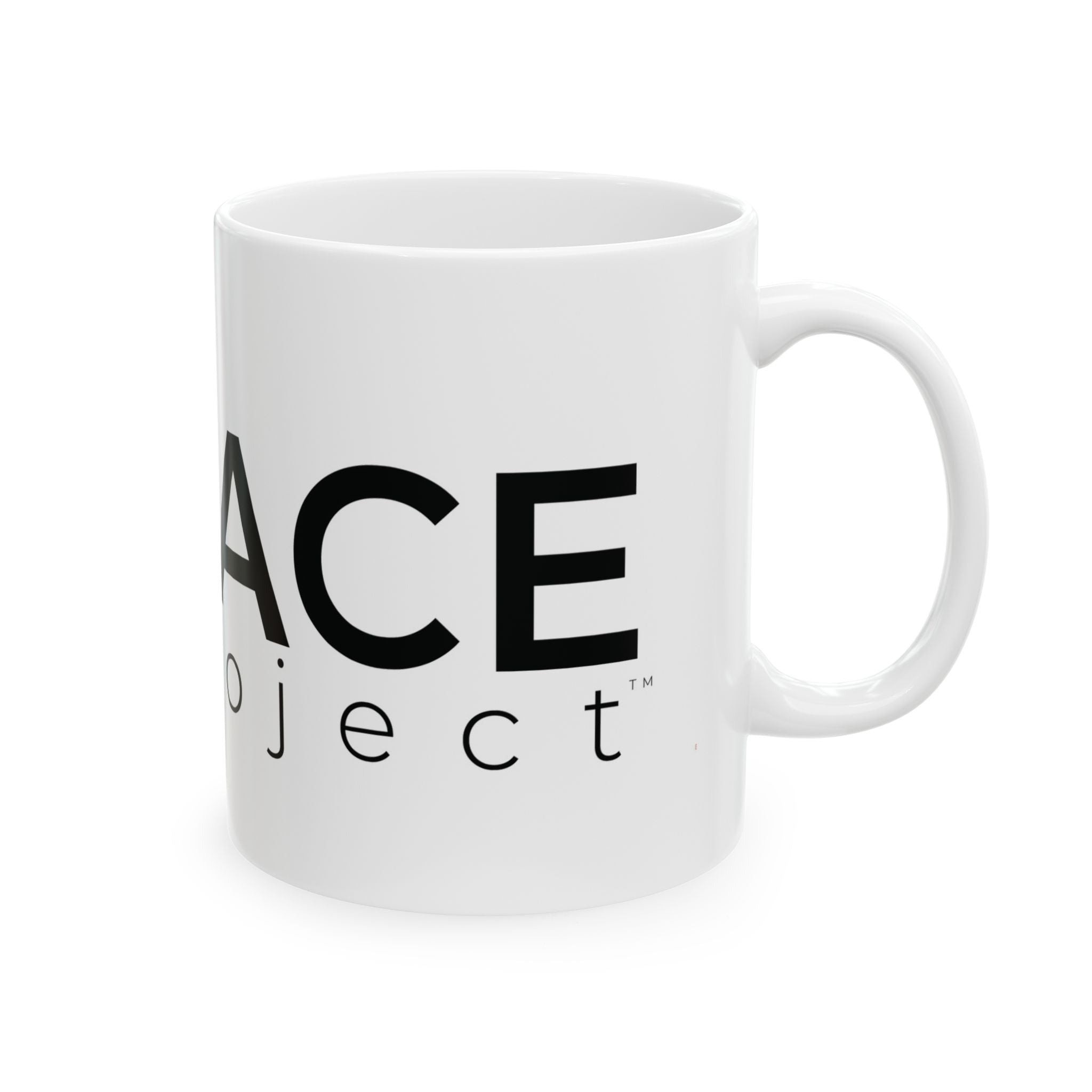 TheRACEProject™ | Ceramic Coffee Mug | 11 oz. & 15 oz. | White