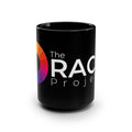 TheRACEProject™ | Black Ceramic Coffee Mug, 15oz