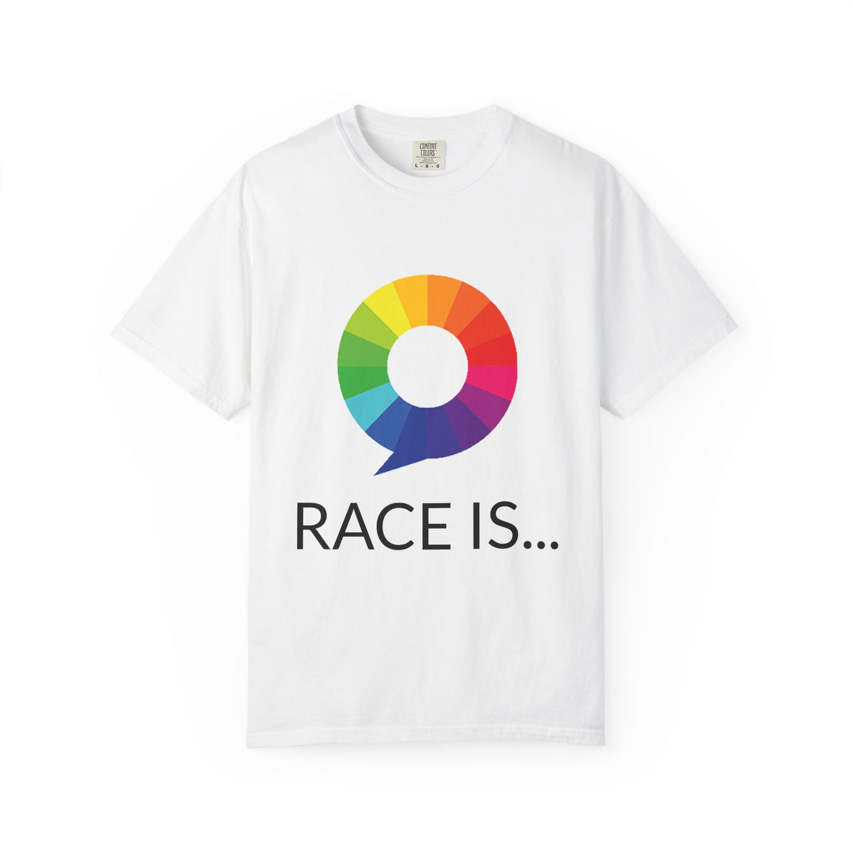 TheRACEProject™ | RACE IS... Tee | White & Black