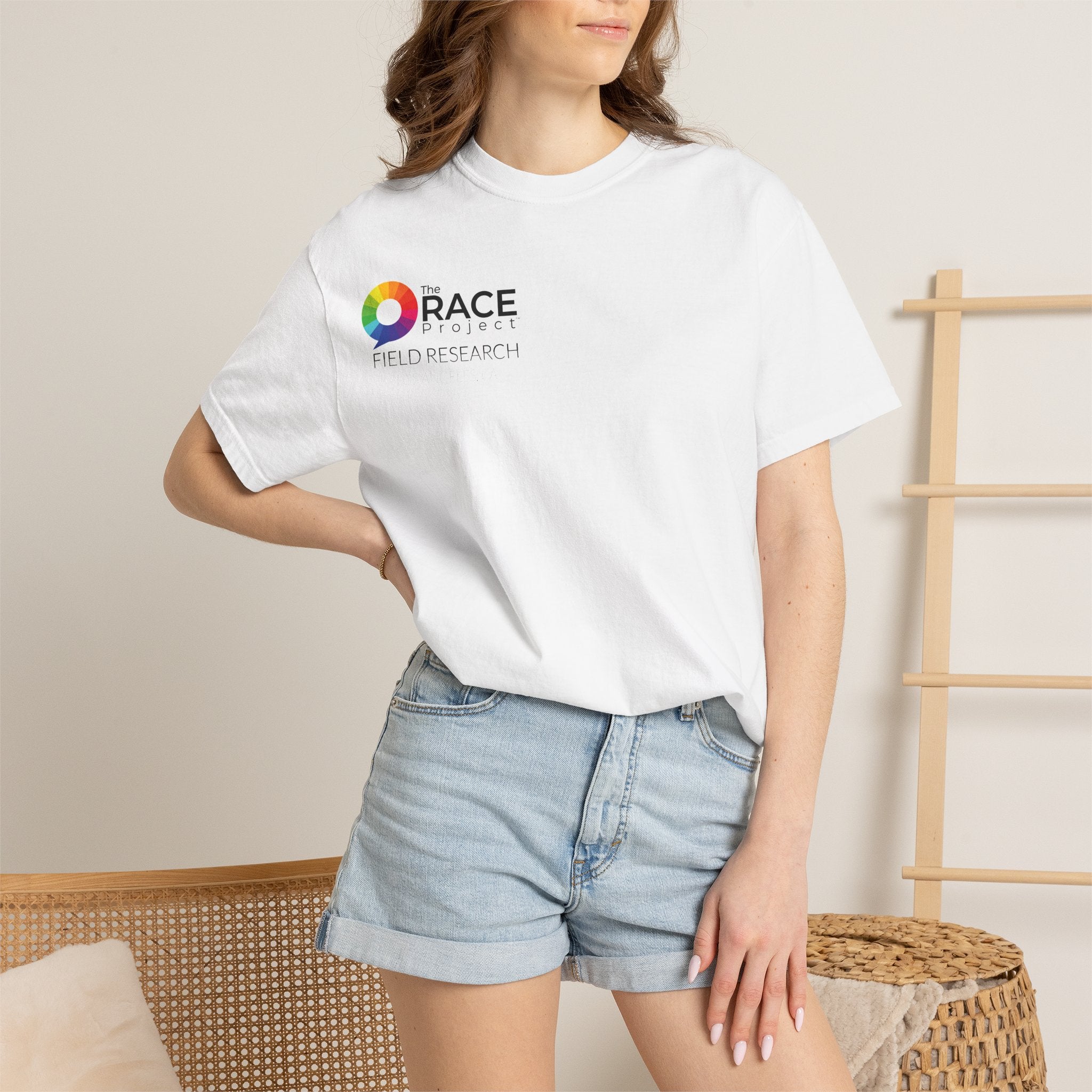 TheRACEProject™ | Field Research Tee | White & Black