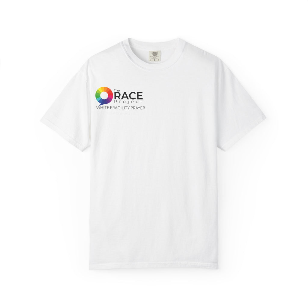TheRACEProject™ | White Fragility Prayer Tee | White