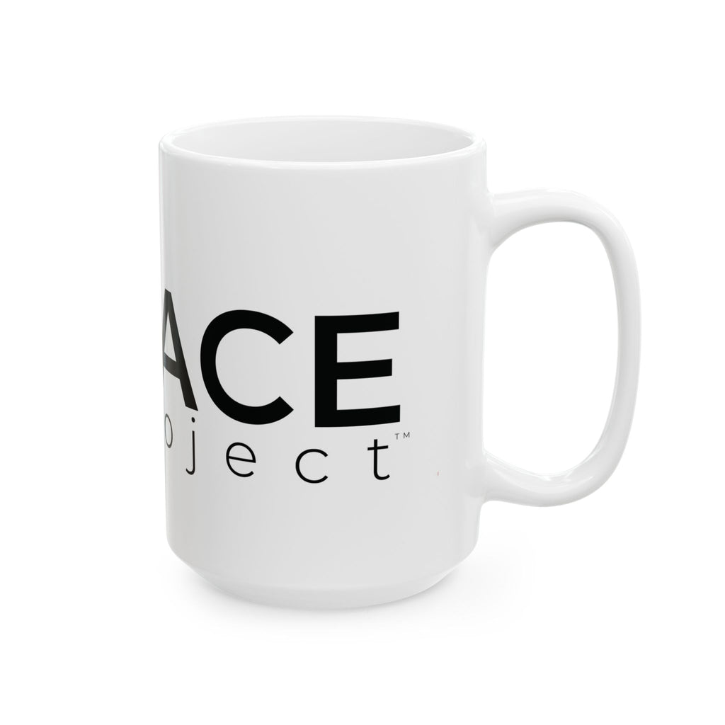 TheRACEProject™ | Ceramic Coffee Mug | 11 oz. & 15 oz. | White