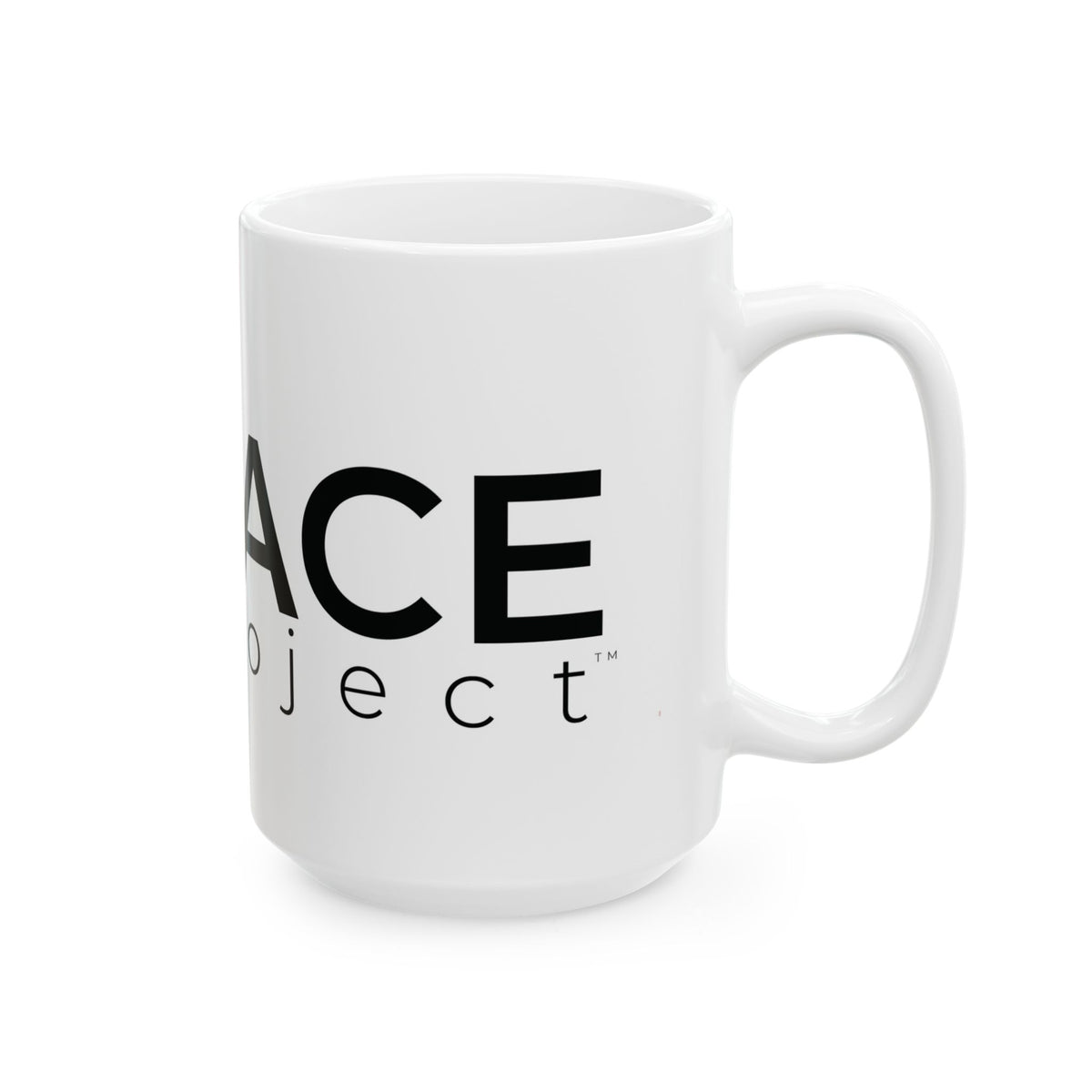 TheRACEProject™ | Ceramic Coffee Mug | 11 oz. & 15 oz. | White
